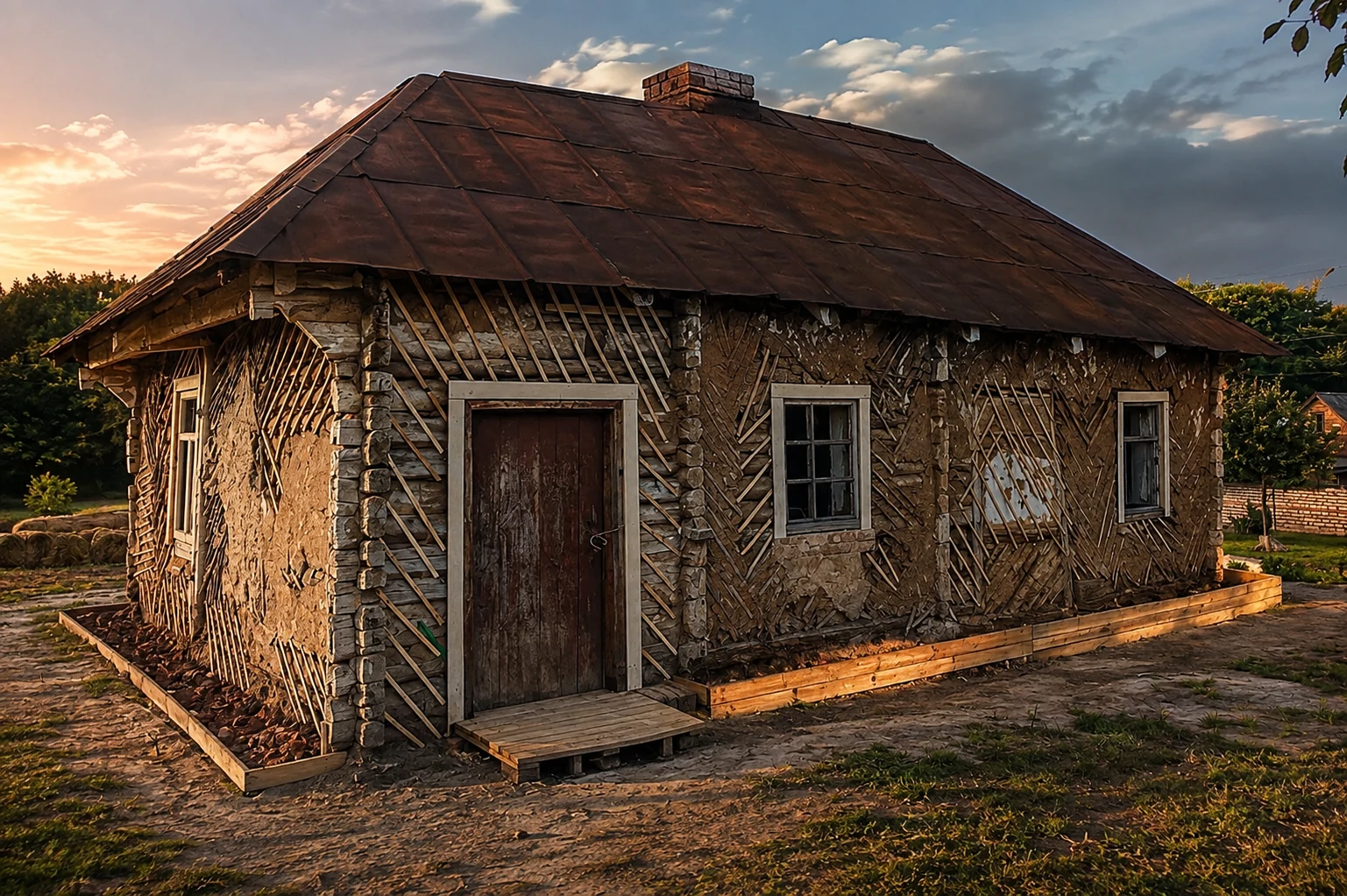 Глиняне будівництво - третє фото